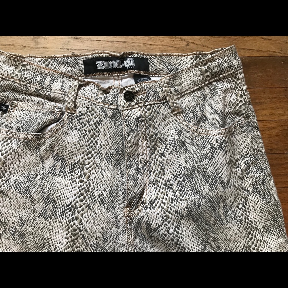 VIntage Zana Di Sz 11 Snake Skin Flare Pants